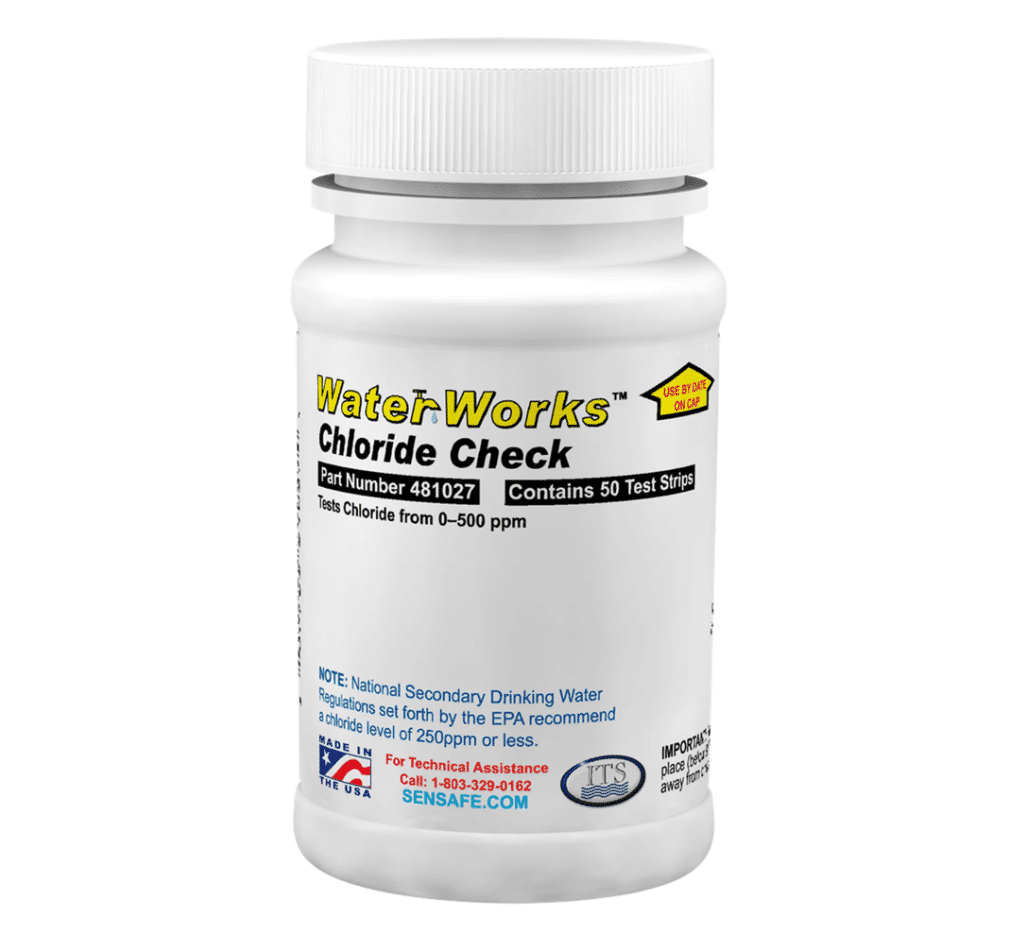 Water Chloride Test Chloride Test