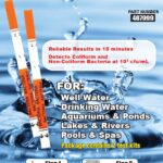 water bacteria rapid test in 15 minutes test strip water sample