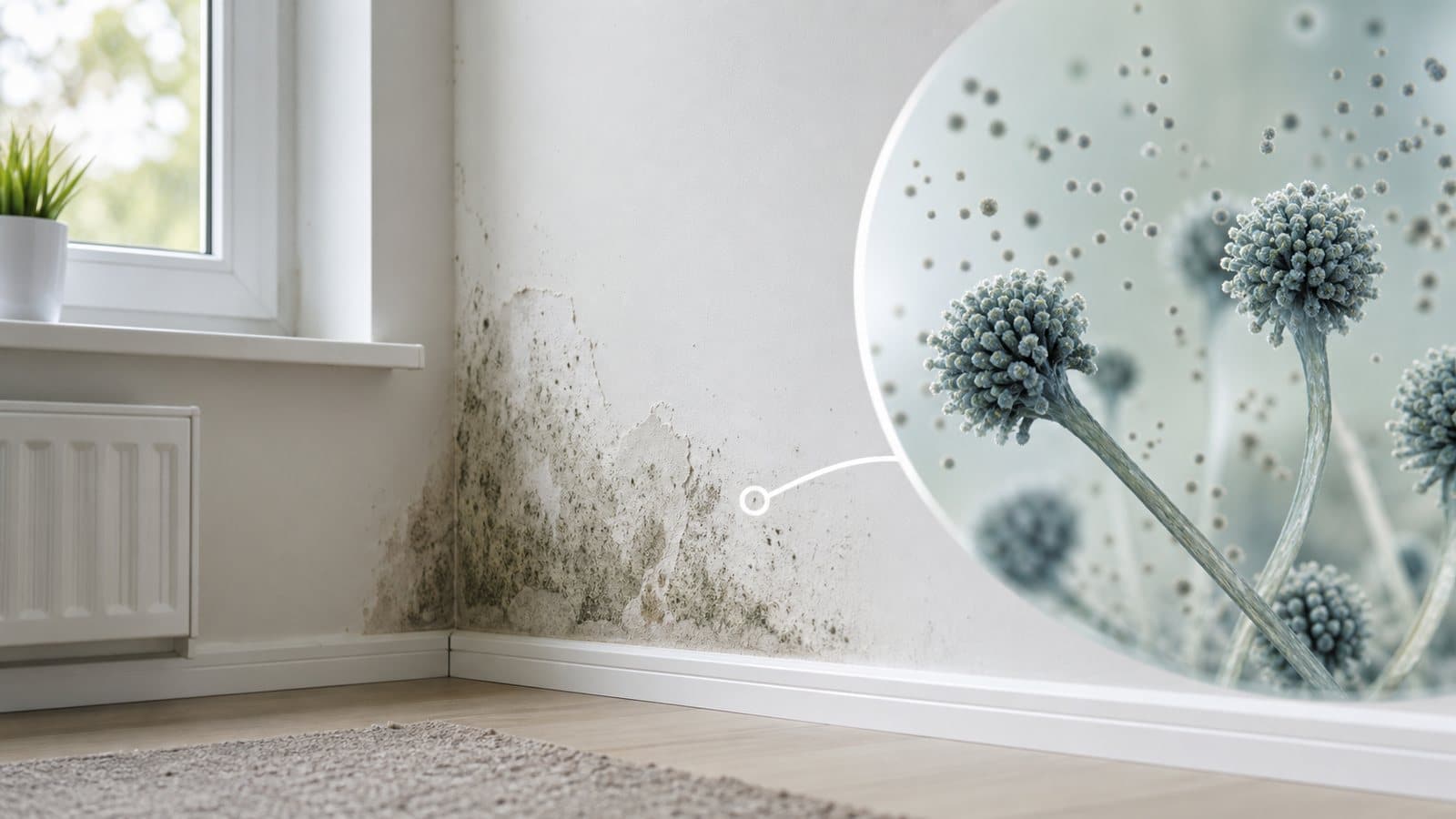Infections caused by mold fungus and Aspergillus-type mold fungus